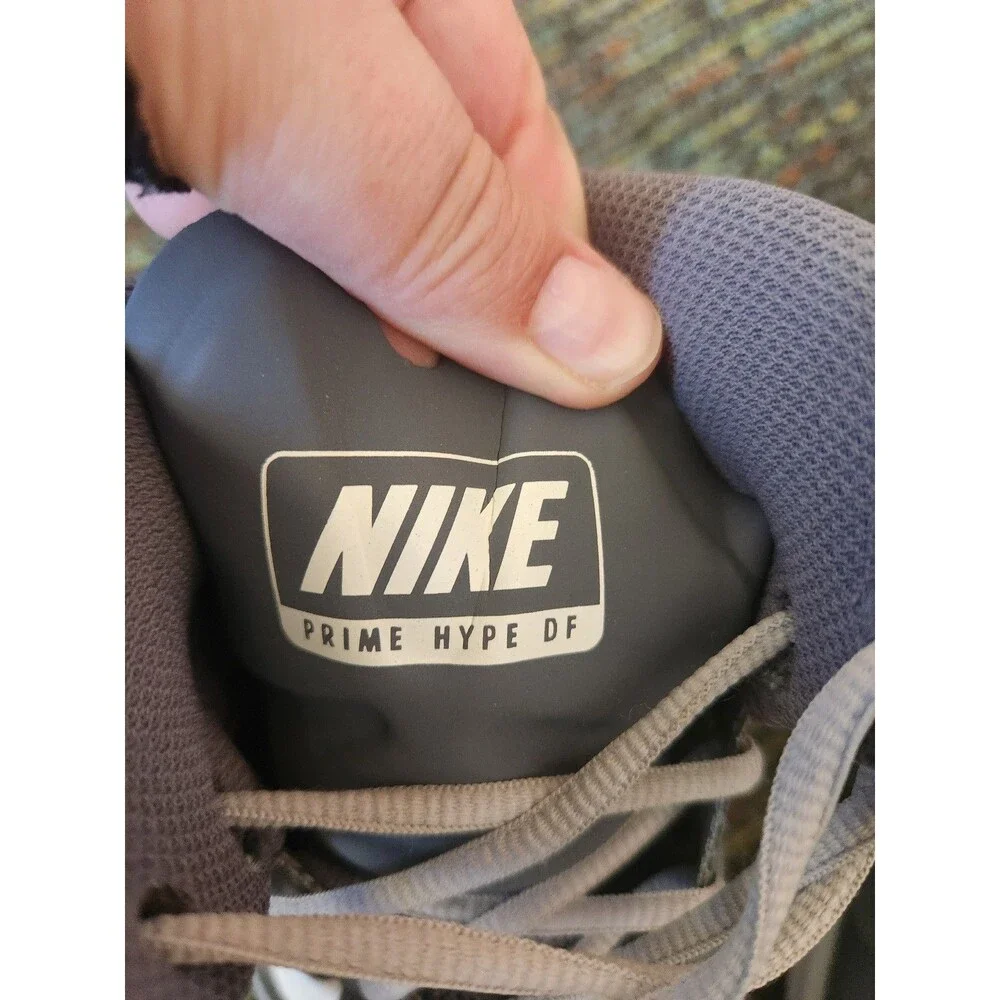 Nike Prime Hype SF Basketball Sneakers in Dark Gray Men's 13